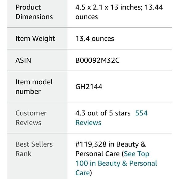 Hot Tools Profession 1” Salon Flat Iron Gold Ceramic #UL38162F #1 Preferred NIB - Picture 4 of 4